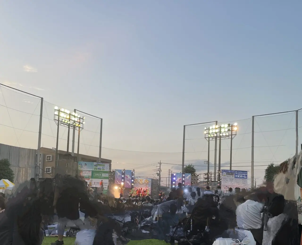 朝霞市民祭り彩夏祭の北朝霞ステージ