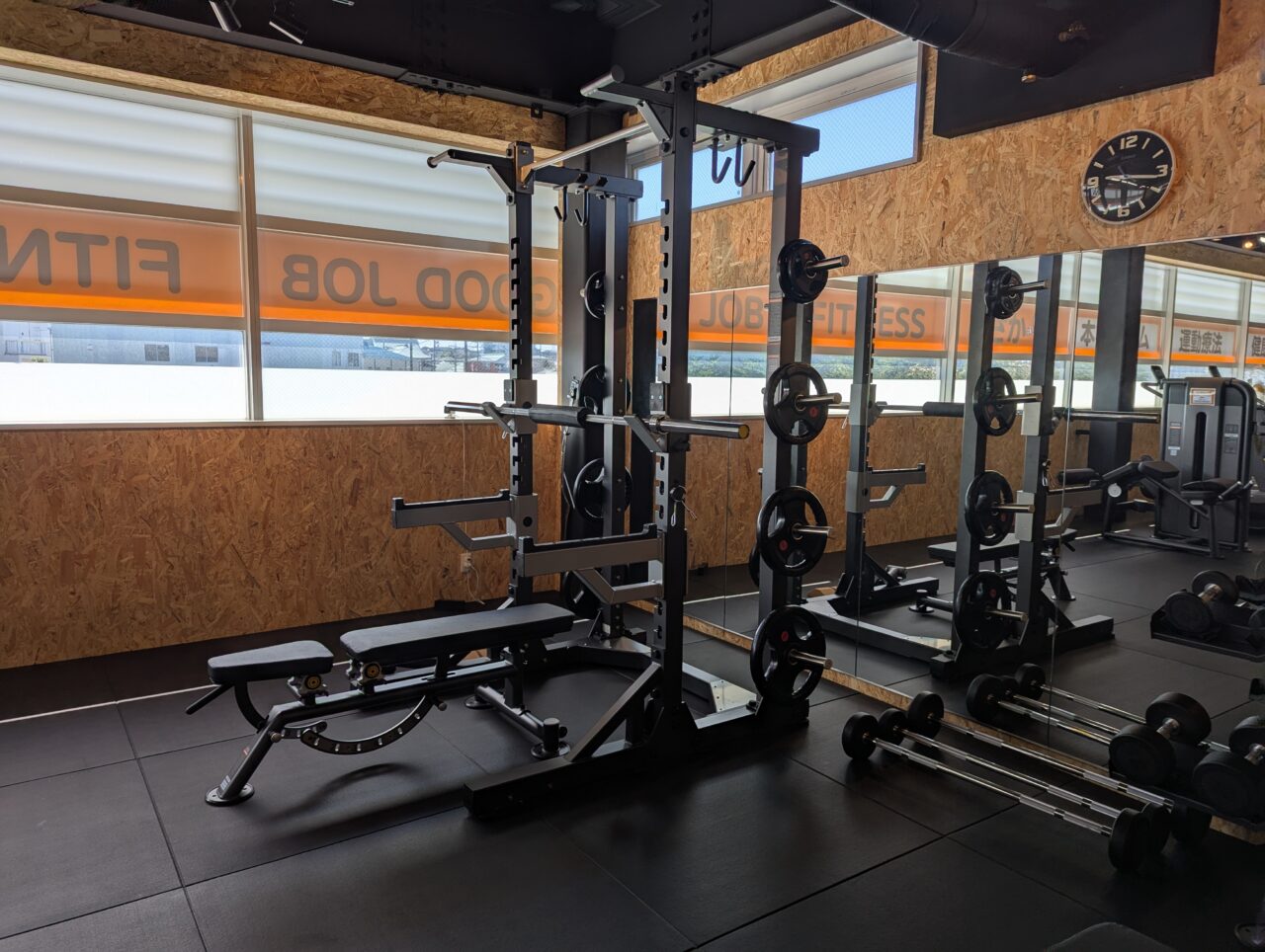 朝霞市溝沼にあるGOODJOBFITNESSの内部の様子