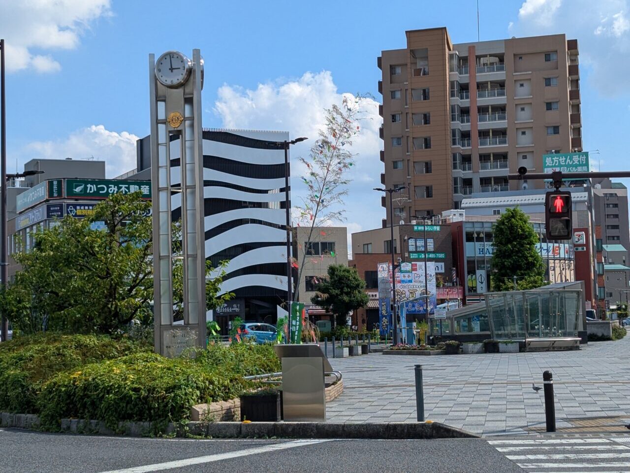 東武東上線朝霞駅の南口広場