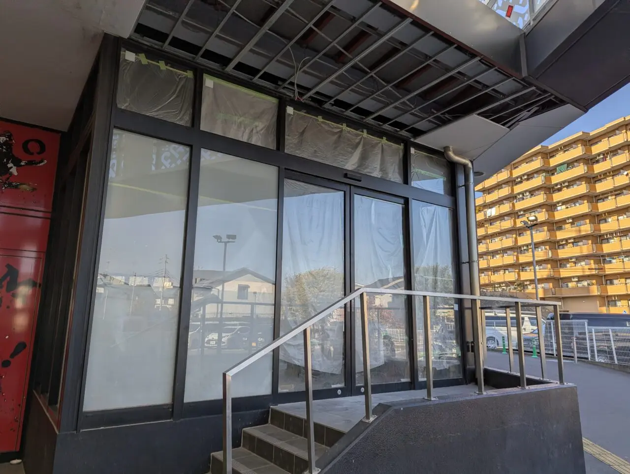 朝霞市膝折町にあるジャムフレンドクラブの工事現場