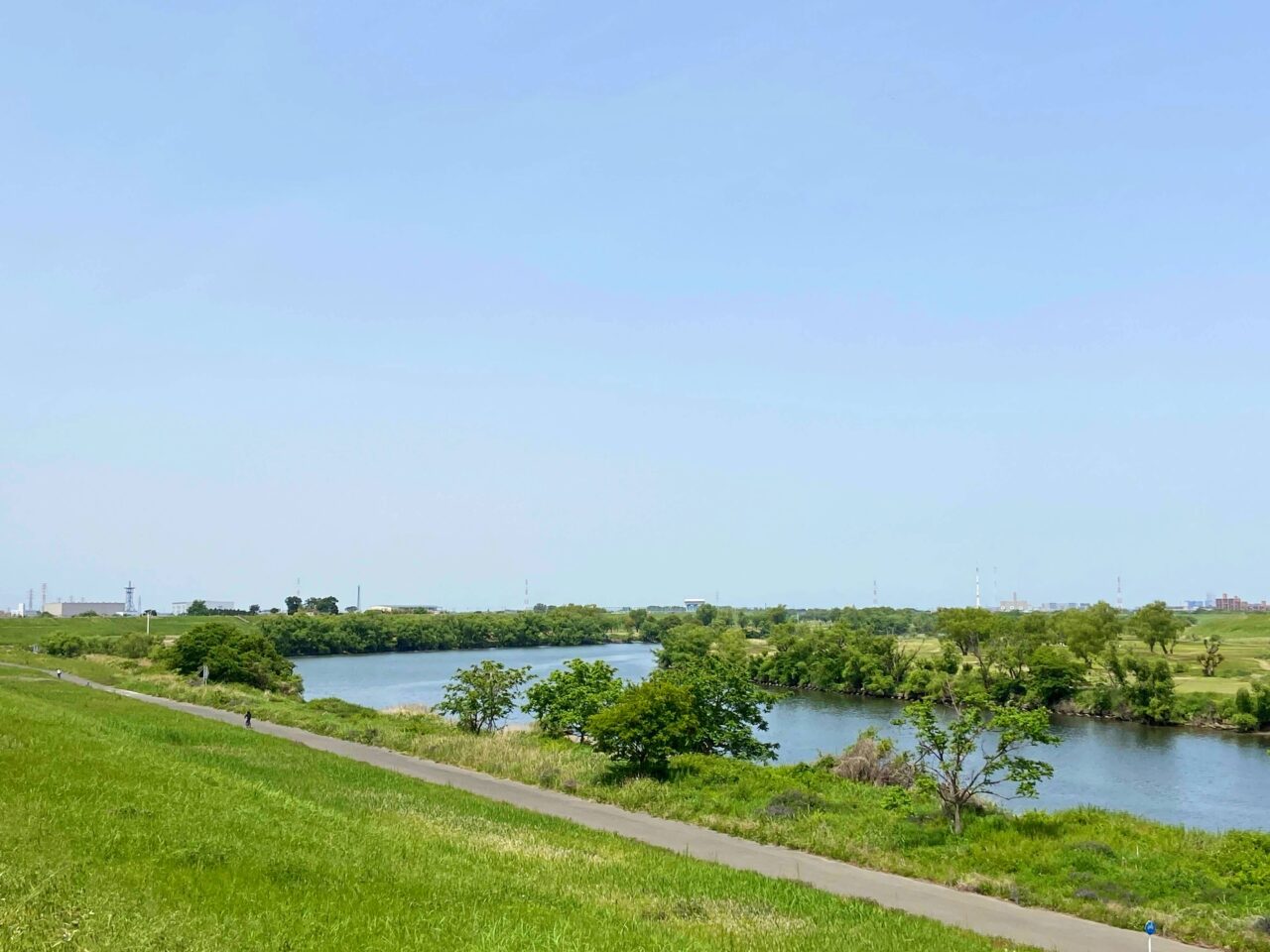 荒川の河川敷