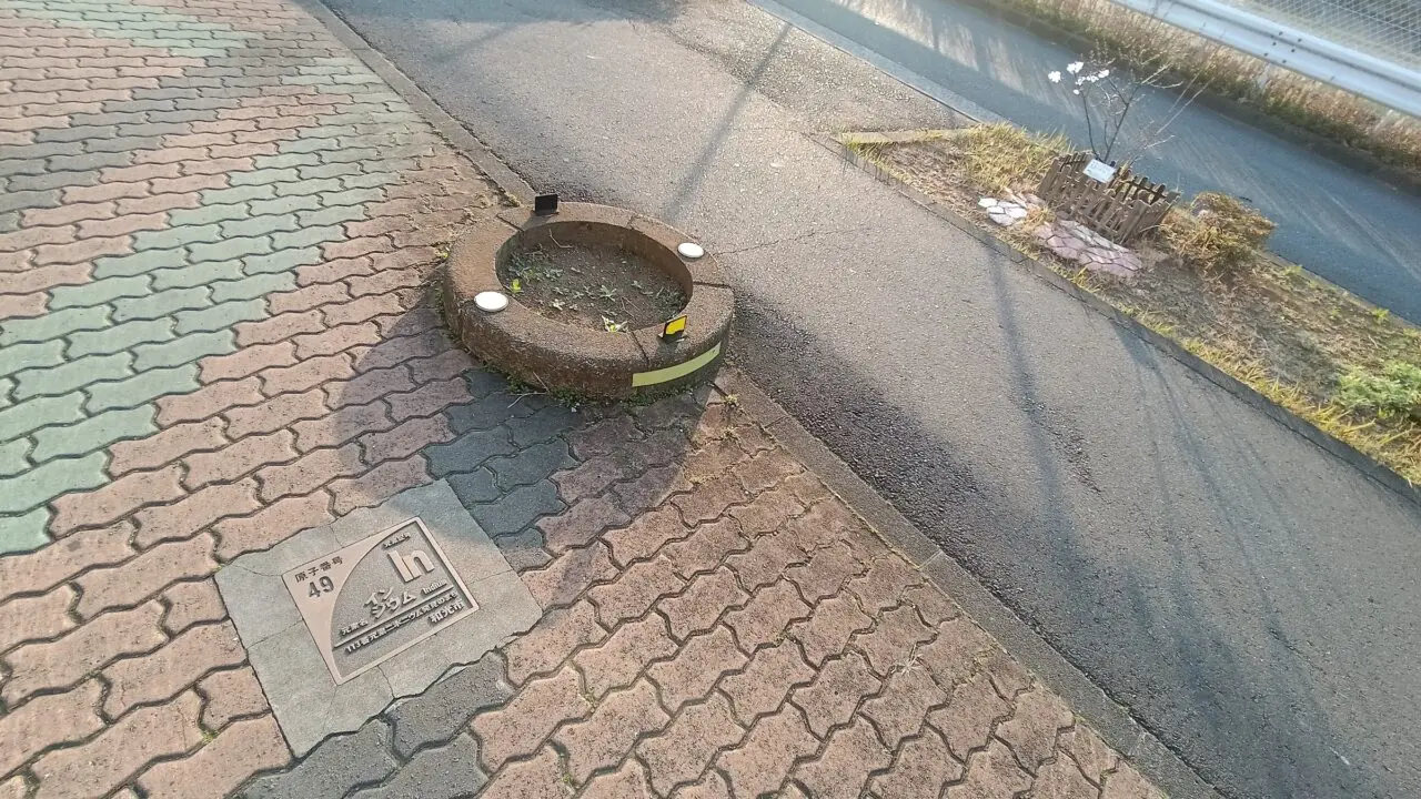 原子番号49インジウムのプレート